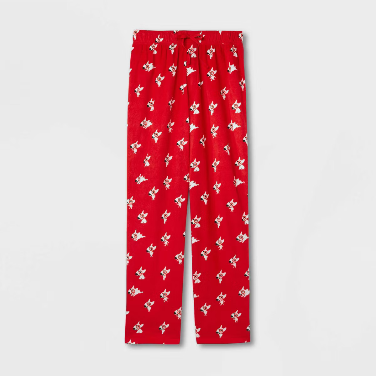 Adult Bullseye Microfleece Matching Family Pajama Pants - Wondershop™ Red | Target