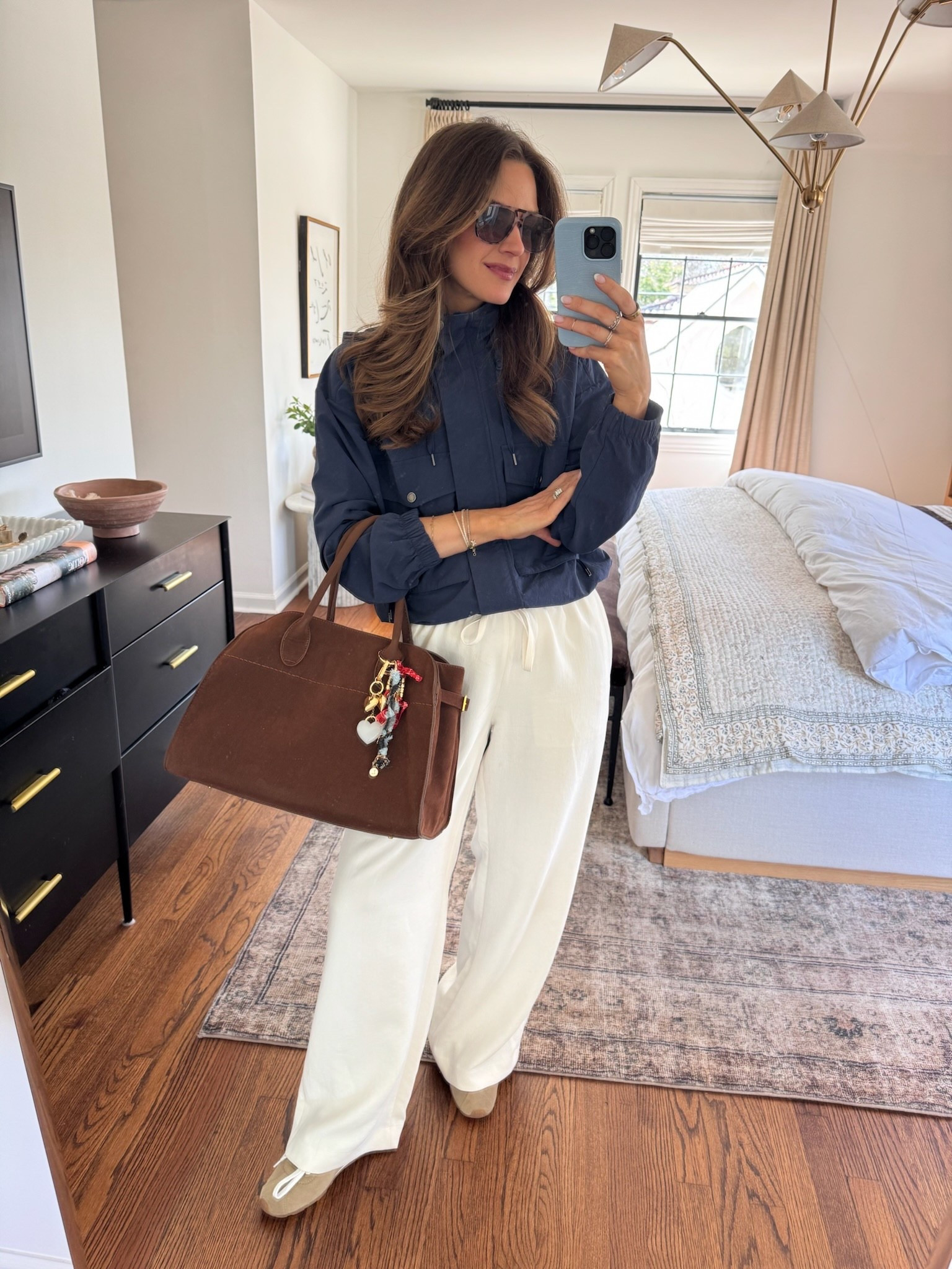 OOTD - a perfect spring transitional outfit with a lightweight jacket and my favortie pants you all know and love 

#LTKgrwm #LTKootd #LTKmomlife