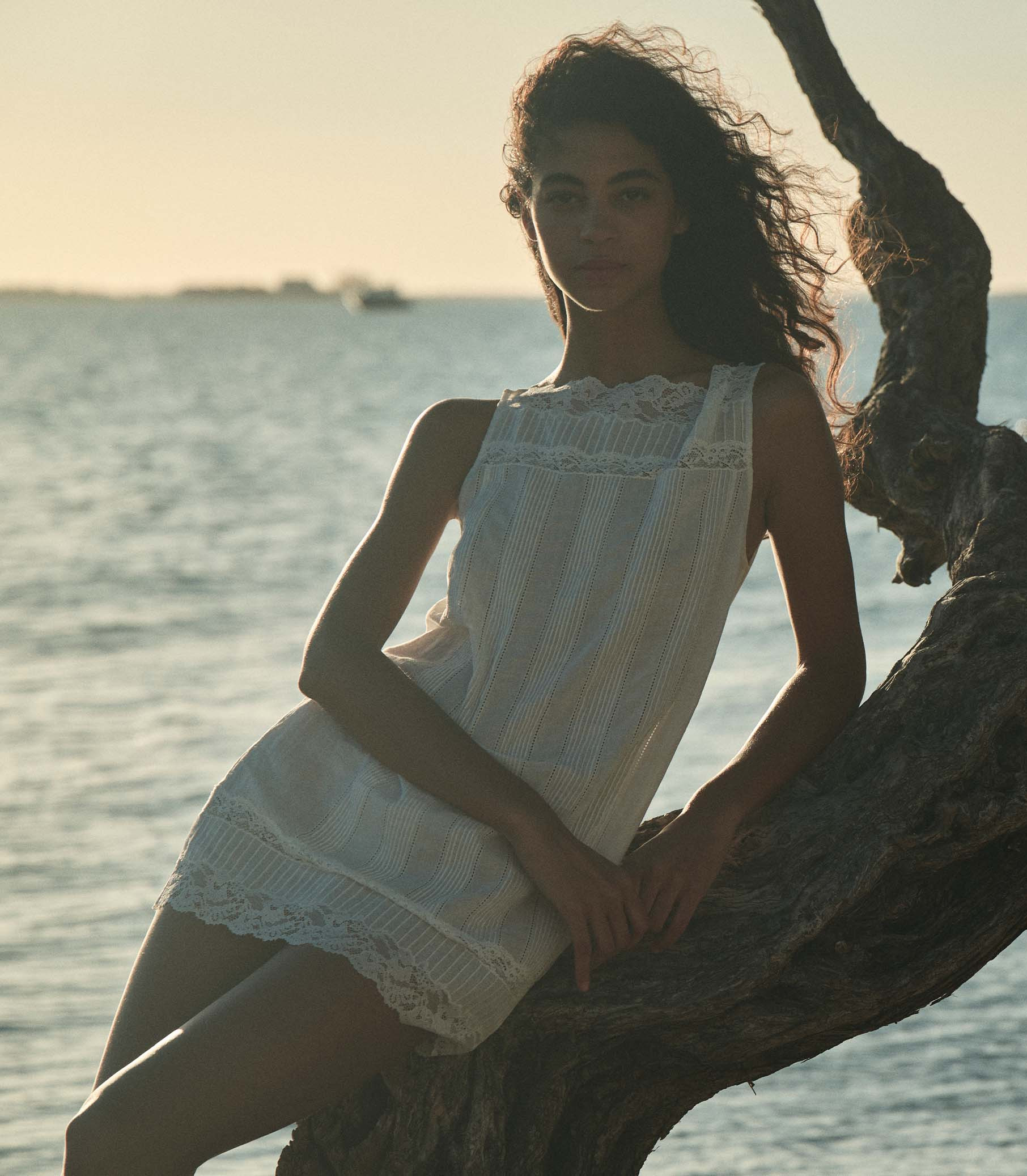 Lida Dress - Salt | DÔEN | DOEN