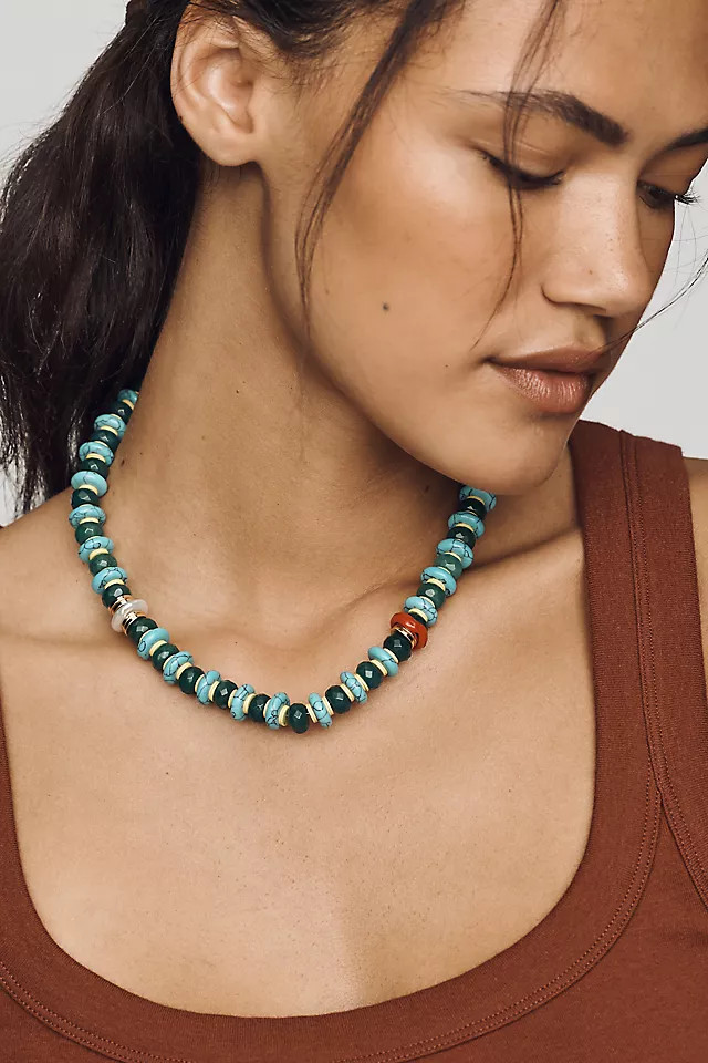 Beaded Preppy Necklace | Anthropologie (US)