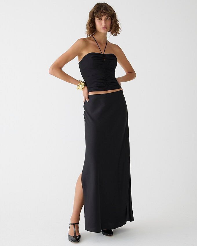 Gwyneth long slip skirt | J. Crew US
