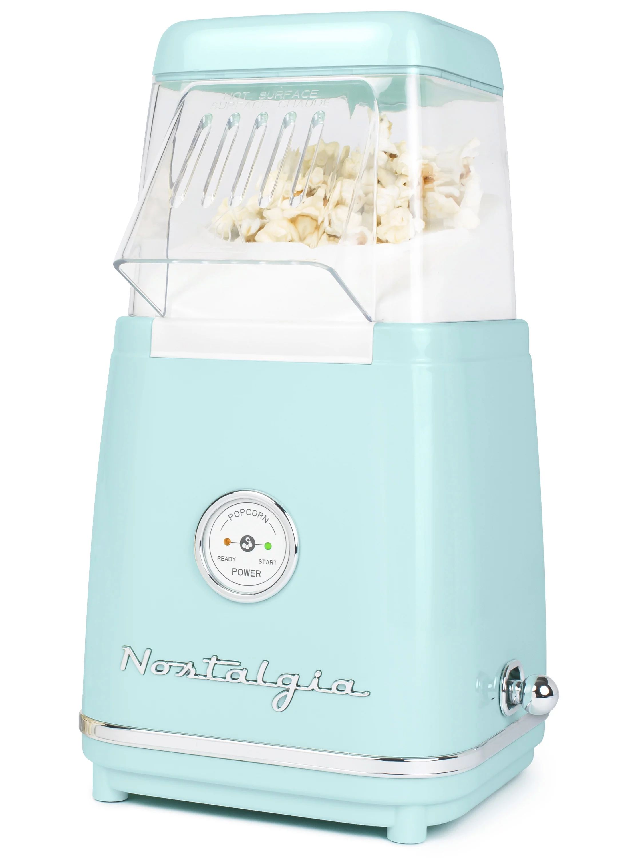 Nostalgia CLHAP12AQ Classic Retro Healthy Hot-Air Tabletop Popcorn Maker, Makes 12 Cups, with Ker... | Walmart (US)