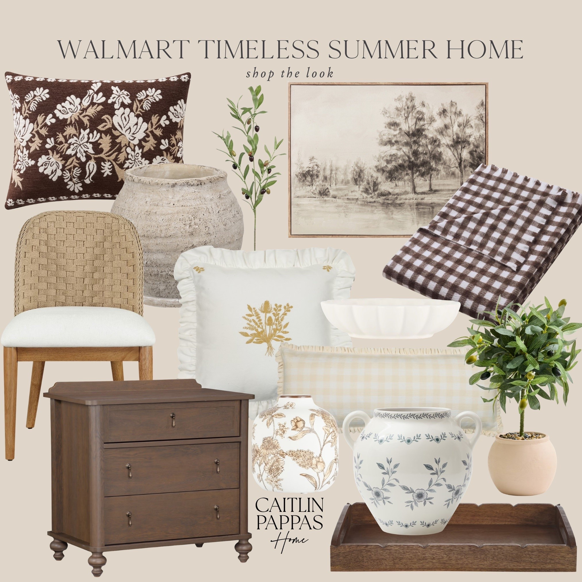 Timeless summer home decor from Walmart 🤎 I love these cozy tones for the warm summer season — plus these are all such affordable finds!

#LTKHome