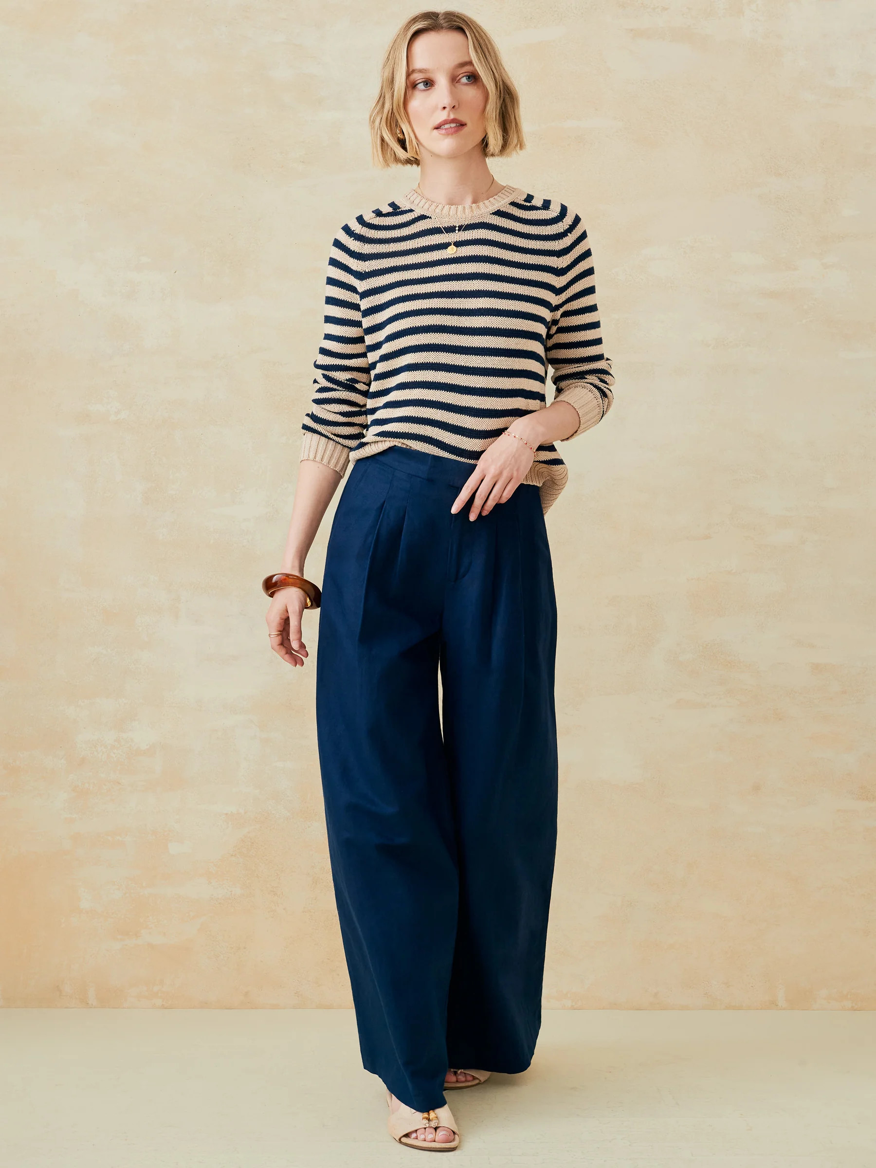 Asher Sweater in Stripe | J.McLaughlin