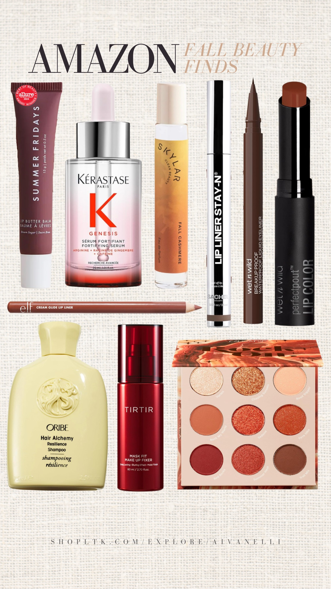 Amazon fall beauty finds

fall makeup routine
autumn beauty essentials
warm toned makeup
everyday seasonal glam
soft brown eyeshadow
natural glowing complexion
berry lip look
bronzed neutral makeup
cozy beauty favorites
easy autumn glam