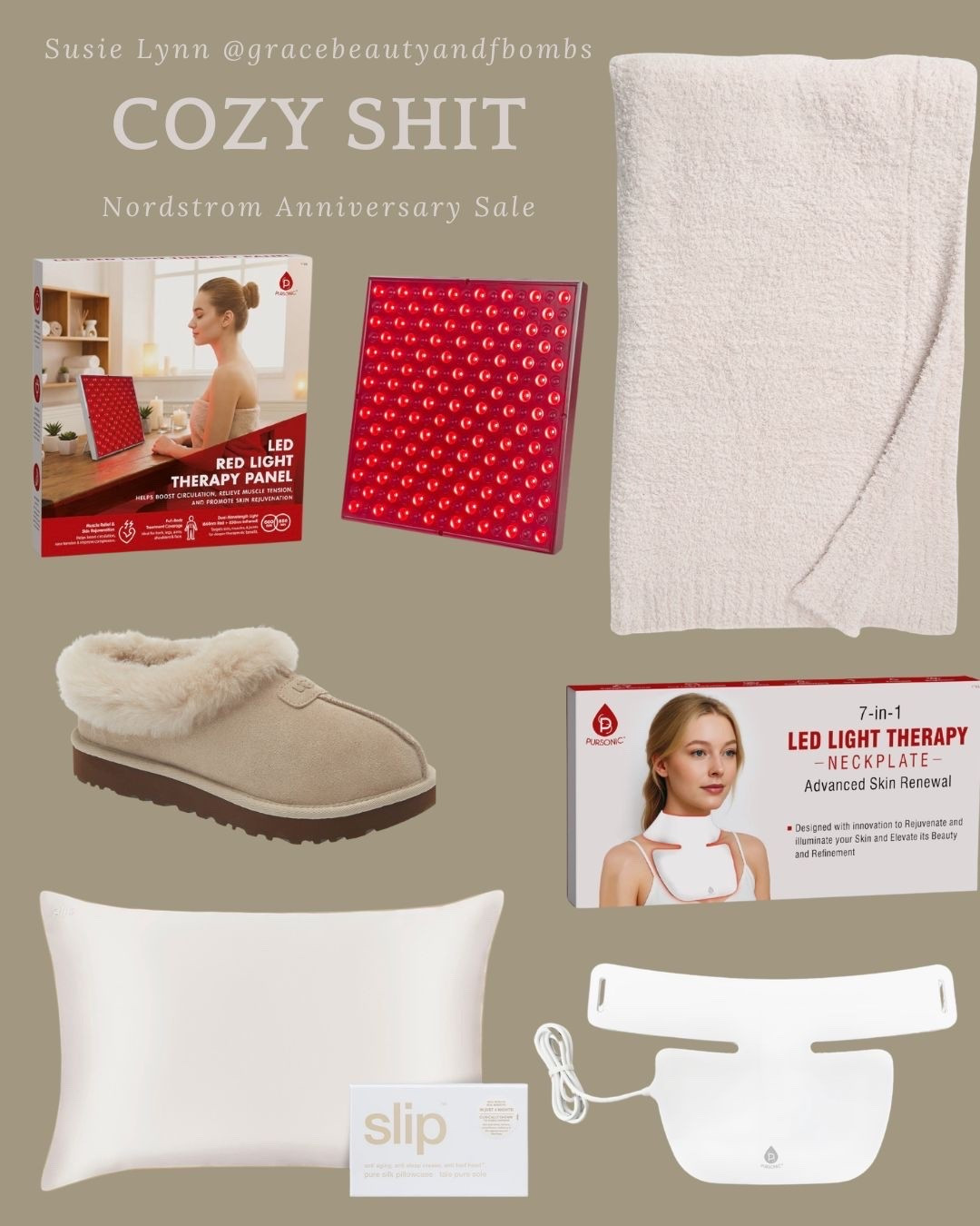 All things cozy that will be on the Nordstrom Anniversary Sale! #Nsale #nordstrom #nordstromanniversarysale #barefootdreams #slip #redlighttherapy #ugg #ltknsale

#LTKselfcare #LTKSaleAlert #LTKSeasonal