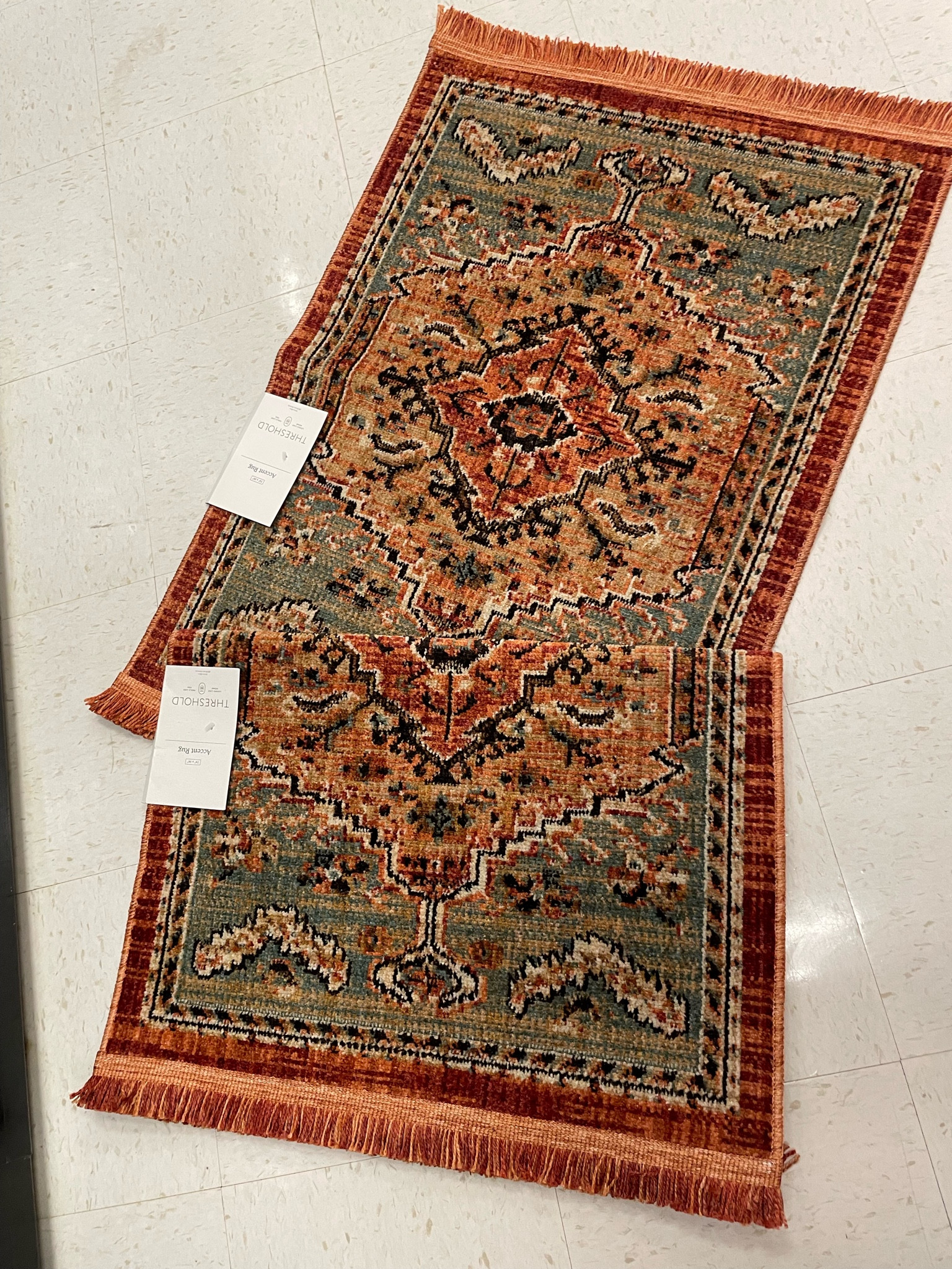 Floral woven Rug 
Accent rug for that small space 

#LTKHome #LTKFindsUnder50
