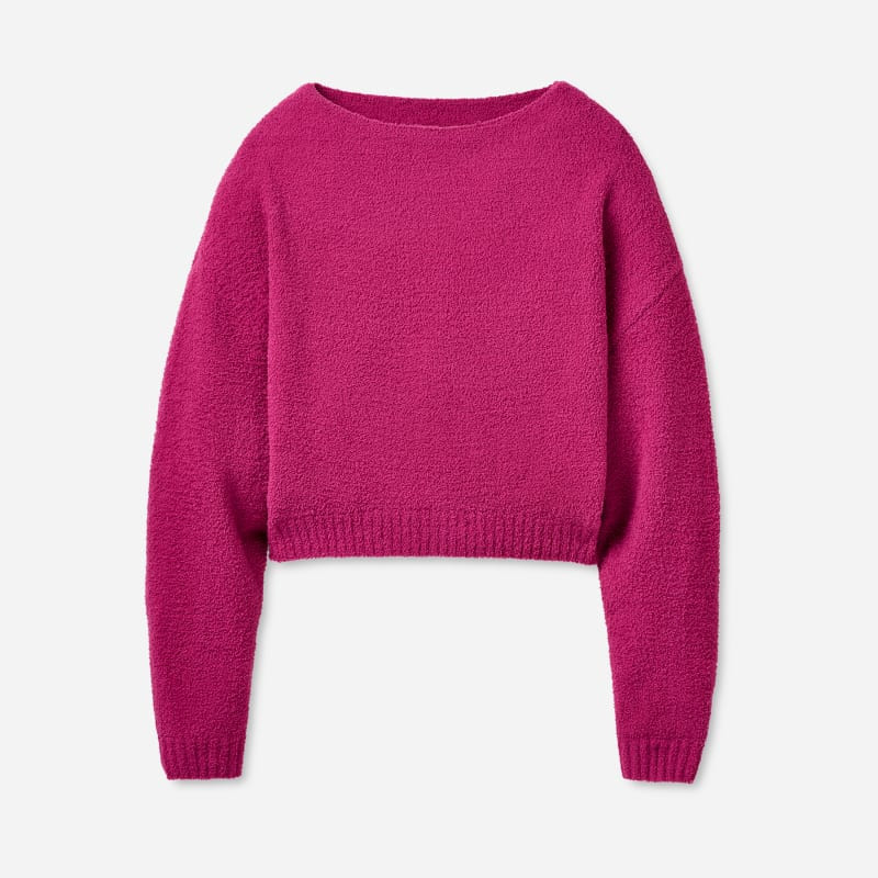 UGG® Women's Novalie Slouchy Pullover Polyester Tops in Chroma Pink, Size M | UGG (US)