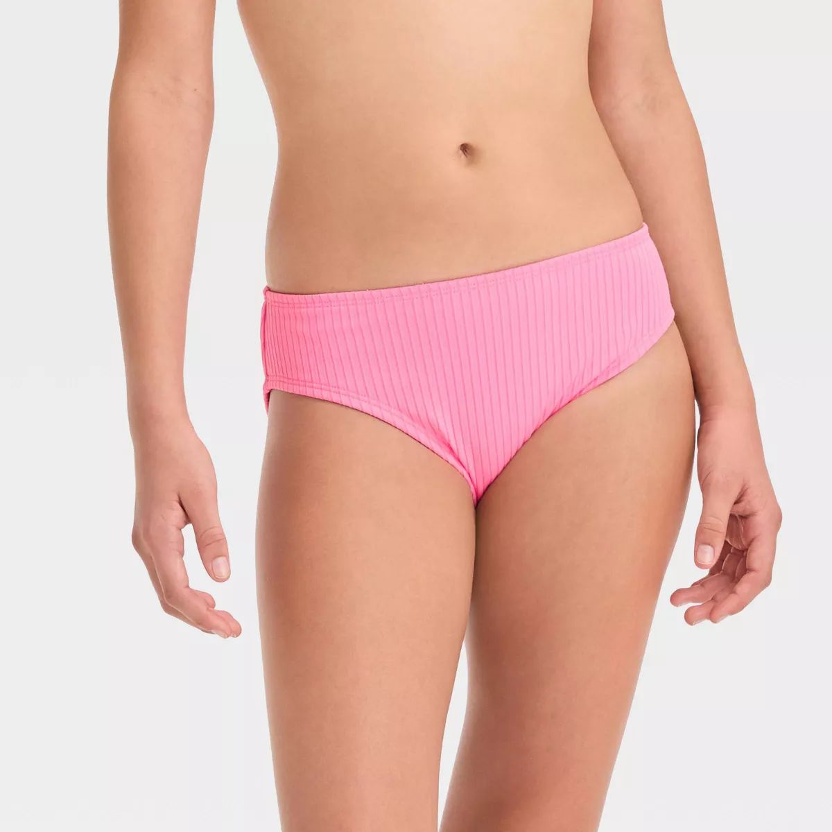 Girls' 'Ride the Wave' Solid Bikini Swim Bottom - art class™ | Target