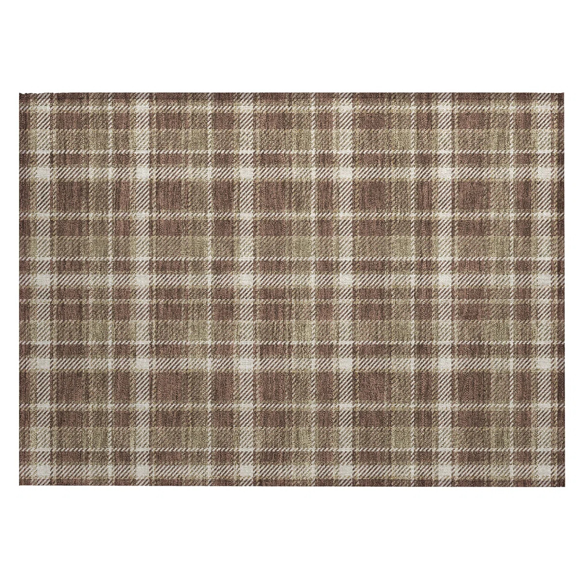 Washable Plaid Indoor / Outdoor Rug | Wayfair North America