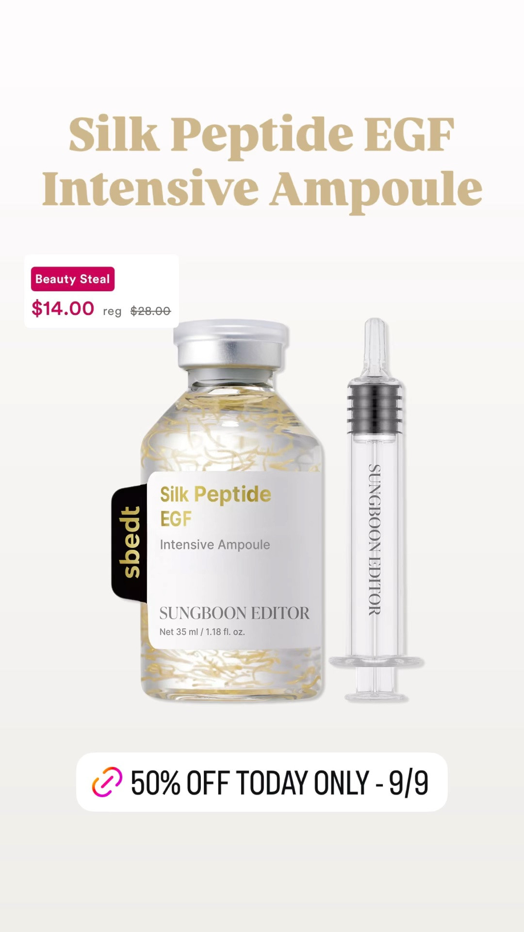 50% off today only at Ulta!

#LTKSaleAlert #LTKBeauty