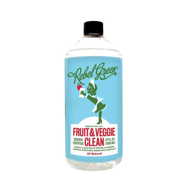 Rebel Green Fruit and Veggie Wash Refill, 34 fl oz | Walmart (US)