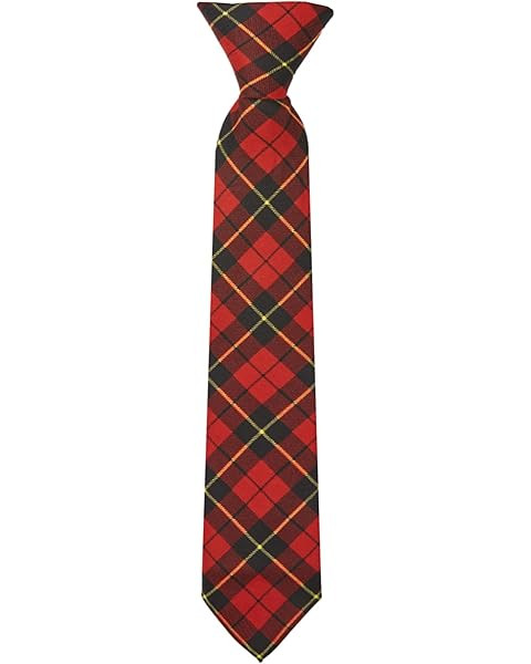 Mantieqingway Boys Tie, Pre-tied Adjustable Kids Plaid Neckties Toddler Ties for Graduation Unifo... | Amazon (US)