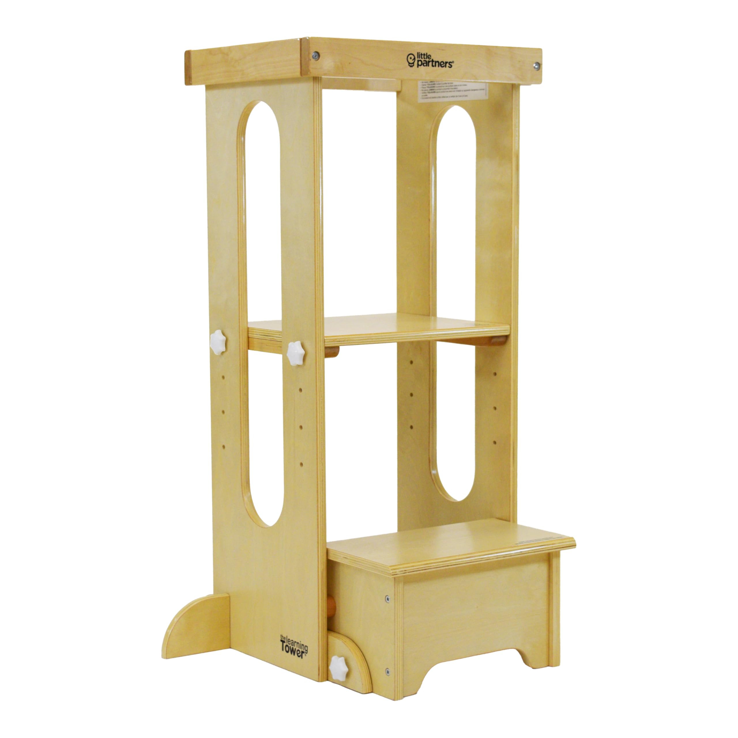 Little Partners Foldable Toddler Tower - Explore 'N Store Montessori Kitchen Tower for Cooking, 2... | Amazon (US)