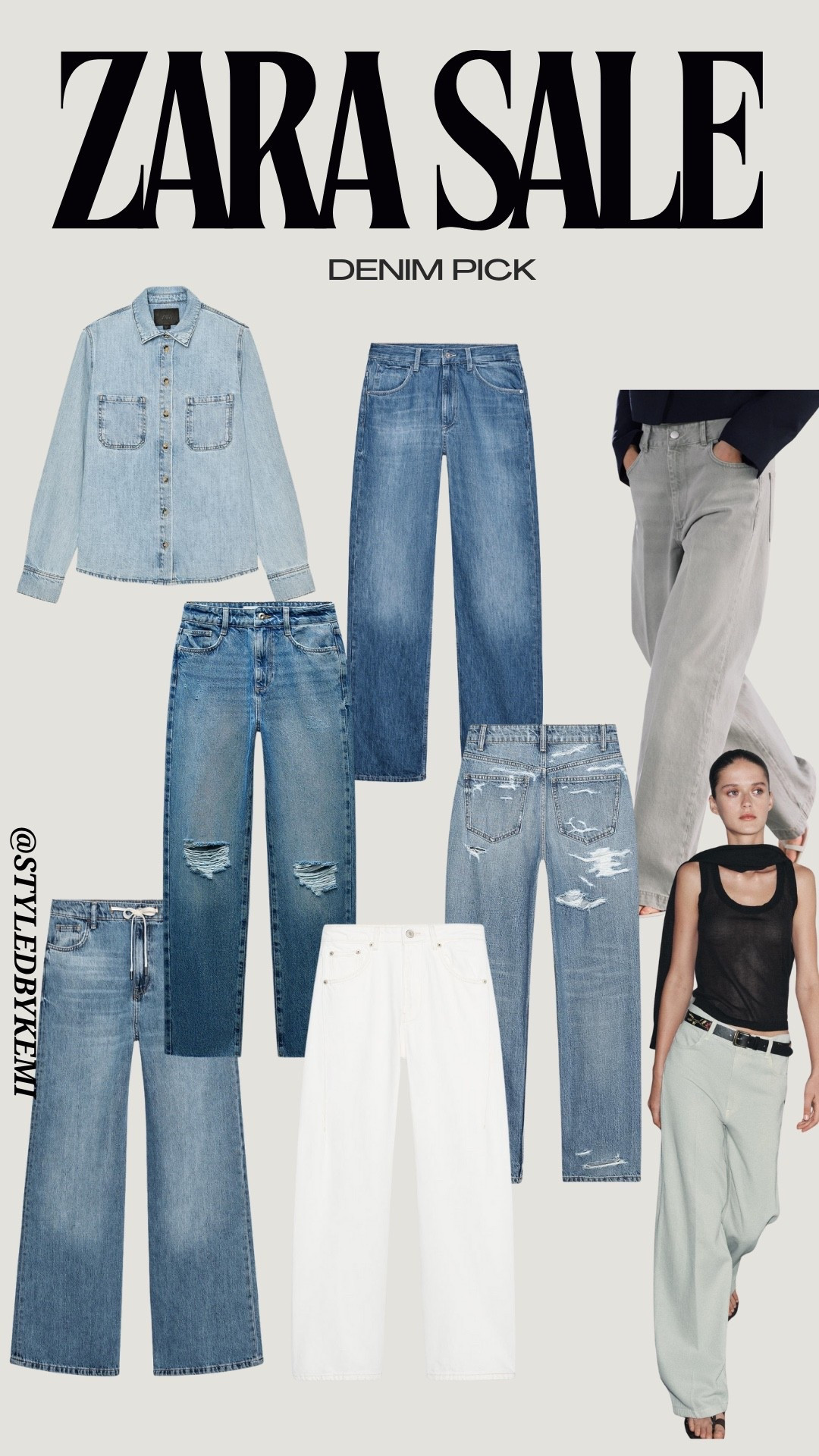 #zarasale - denim picks 

#LTKFindsUnder100 #LTKFindsUnder50 #LTKSaleAlert