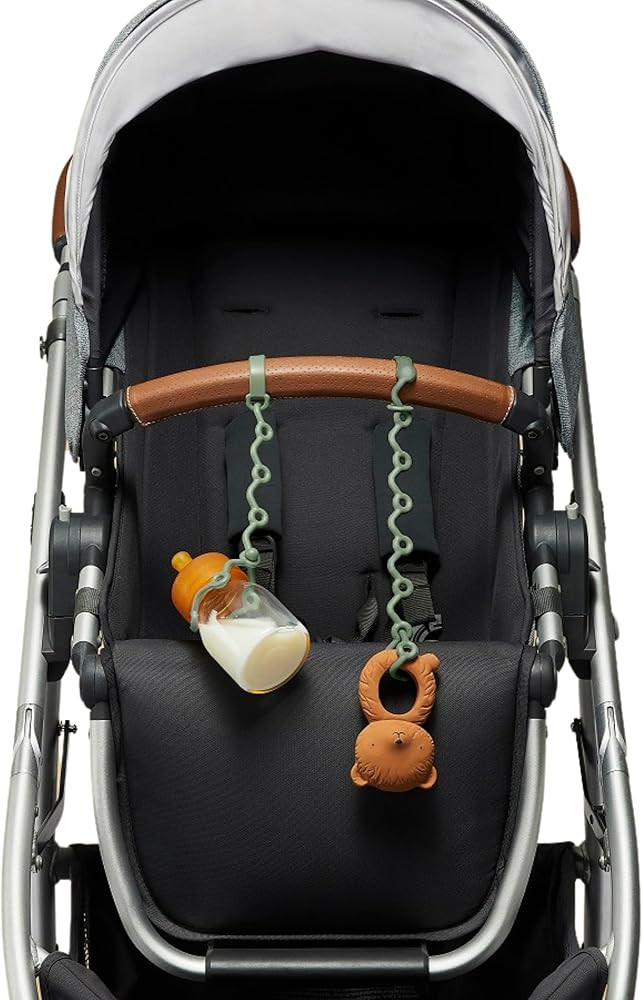 Toy Straps for baby - Keep toy, bottle & pacifier Off The Floor - Great for Stroller, High Chair ... | Amazon (US)