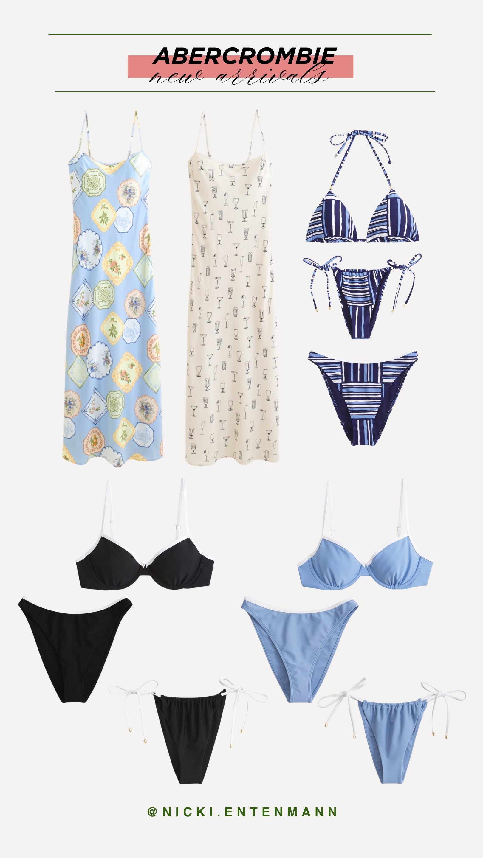 Abercrombie's new arrivals are here to turn up the heat—slip maxi dresses and bikinis that are perfect for your next getaway or sunny day. 🌞👗

Abercrombie, slip maxi dresses, bikinis, new arrivals, summer style, vacation essentials, trendy, swimwear, sunny days, beachwear 

 #LTKSeasonal #LTKSwim #LTKTravel