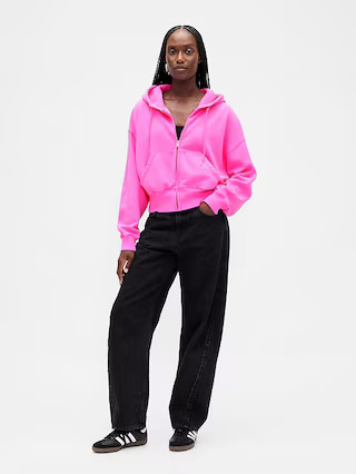 VintageSoft Wedge Zip Hoodie | Gap (US)