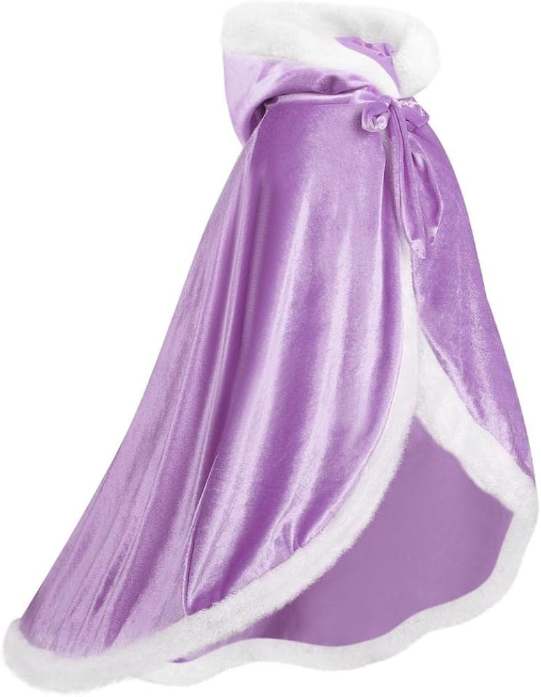Girls Dress Up Hodded Cape Toddler Costume for Princess Cloaks | Amazon (US)