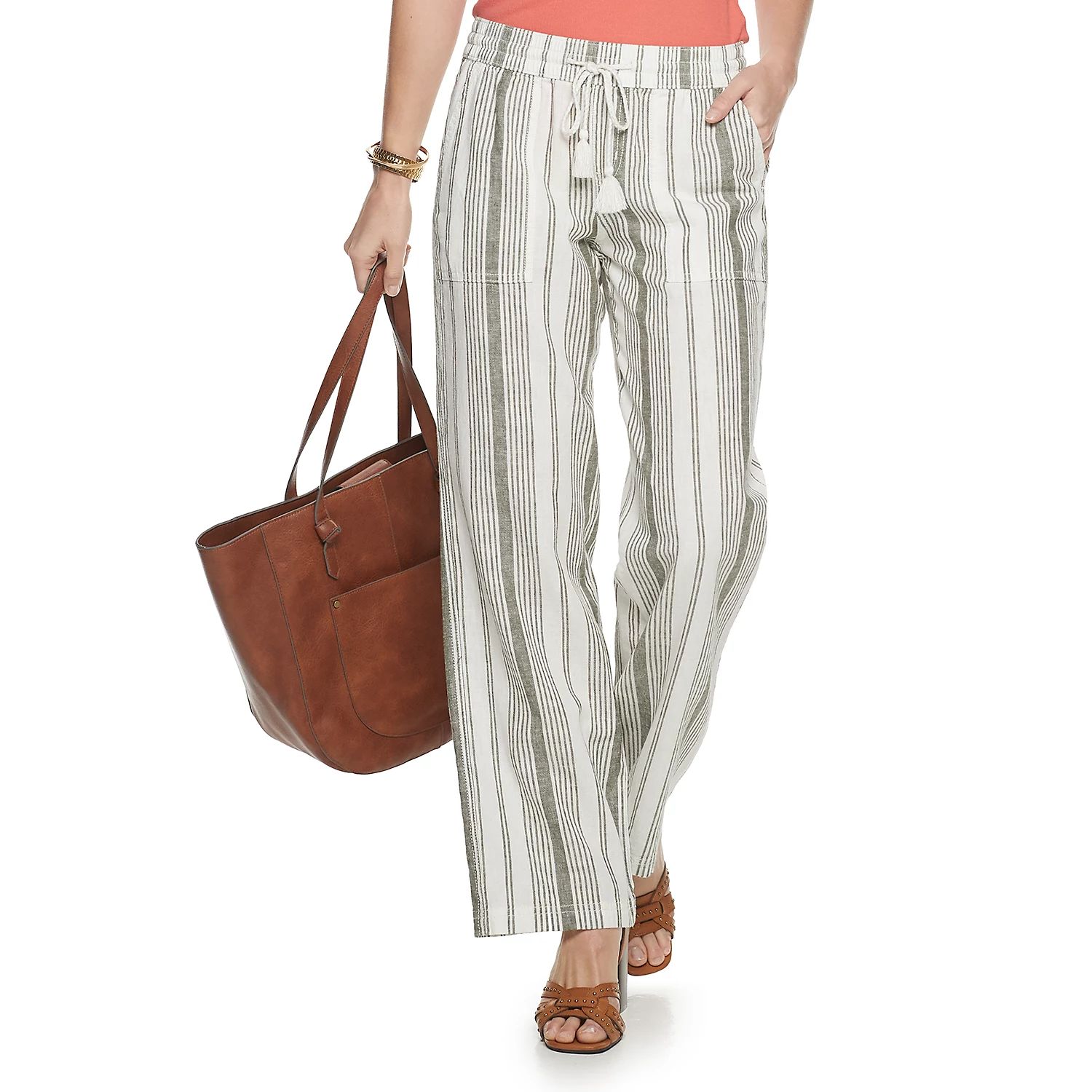 Women's Sonoma Goods For Life® Linen-Blend Pants | Kohl's