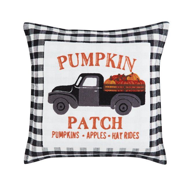 Mainstays Harvest Truck Pillow 18x18 | Walmart (US)