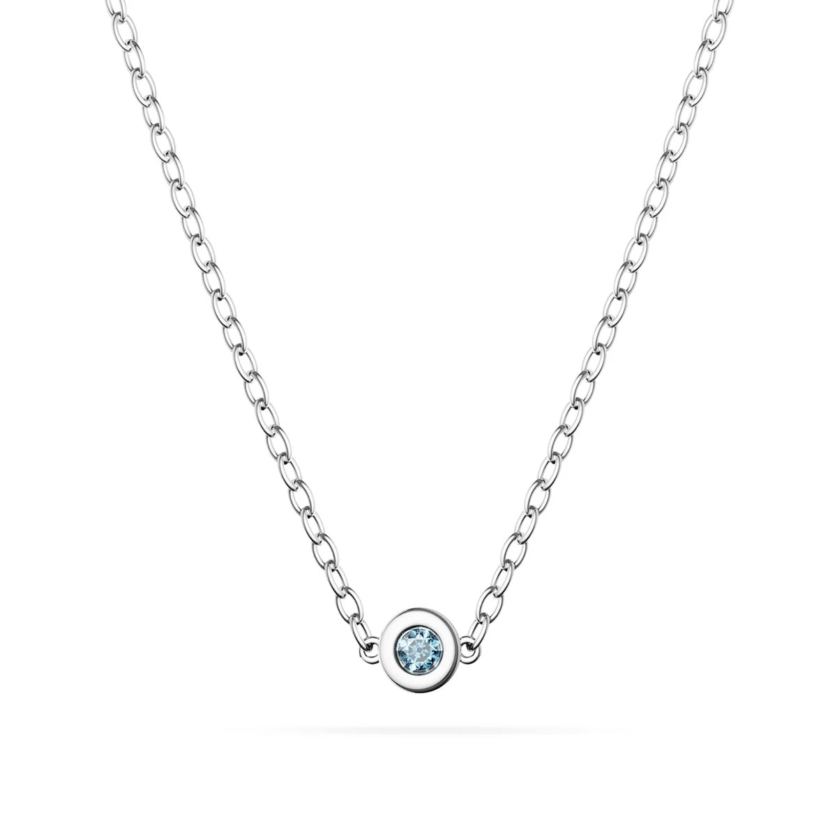 Fine Aquamarine Necklace (Silver) | Abbott Lyon