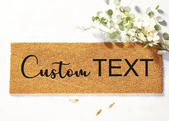 Custom Text Doormat - Skinny Doormat - Play house Doormat - Gift for daughter - Birthday Gift - F... | Etsy (US)