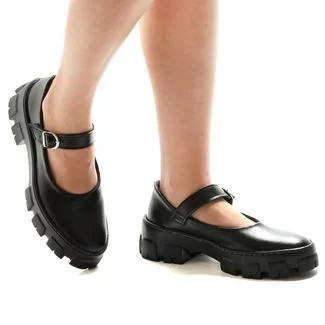 Sapato Boneca Mary Jane Moda Coquette Preto | Dafiti (BR)