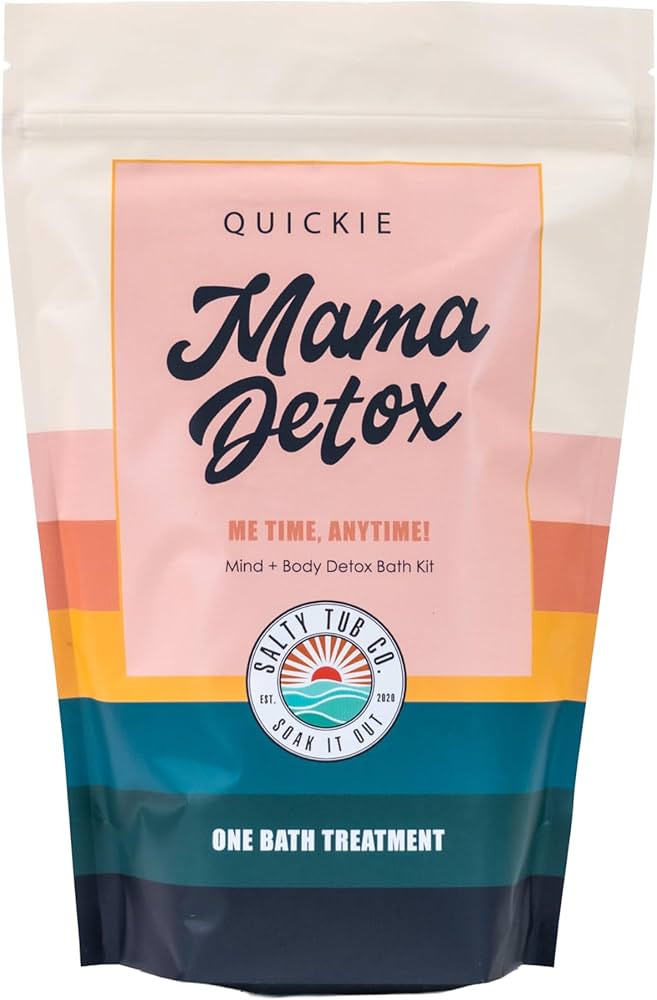 Mama Detox Quickie – Bath Soak with Rose and Lavender Essential Oils for Relaxation, Bath Bomb ... | Amazon (US)