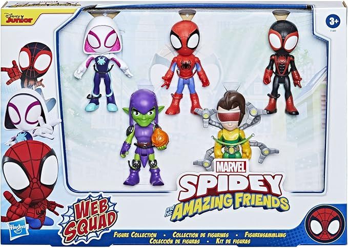 Marvel Spidey & His Amazing Friends Action Figures Superheroes + Villains (Choose Figure) (Spidey... | Amazon (US)