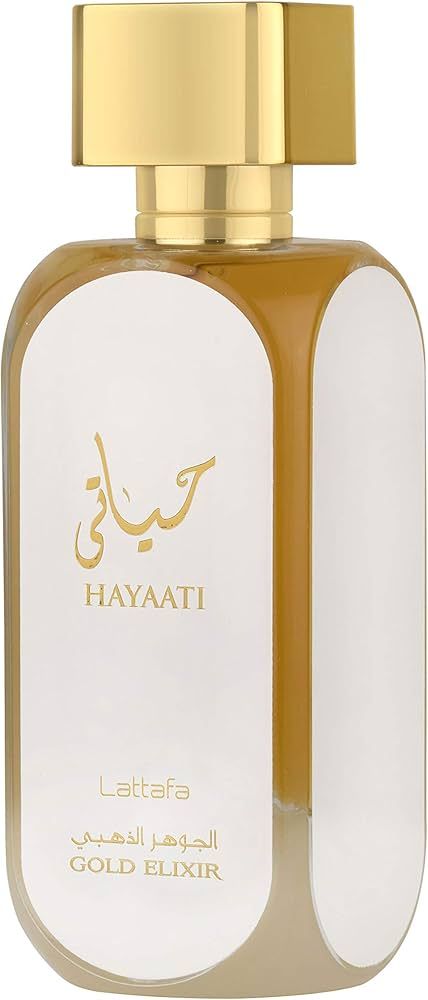 Lattafa Hayaati Gold Elixir Eau De Parfum Spray for Unisex, 3.4 Ounce | Amazon (US)