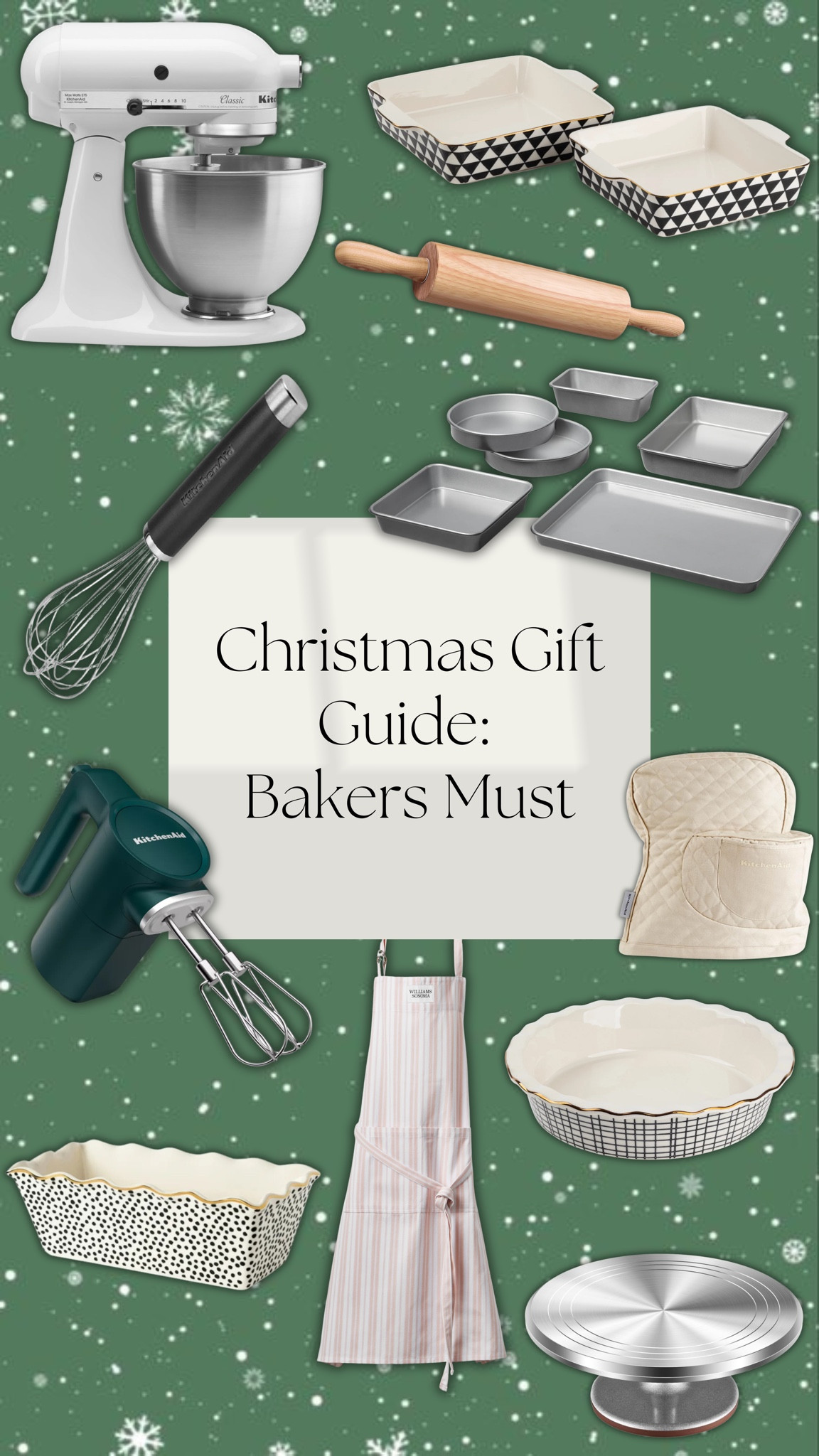 As an avid baker, there is so much supplies we accumulate over time and yet we always need more stuff so here are a few of my favorites🤍

#LTKHoliday #LTKSeasonal #LTKGiftGuide