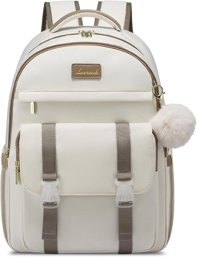 LOVEVOOK Cute Backpack Purse for 14-16 Year Olds, Fit 15.6 Inch Laptop Fashion Backpack for Women... | Amazon (US)