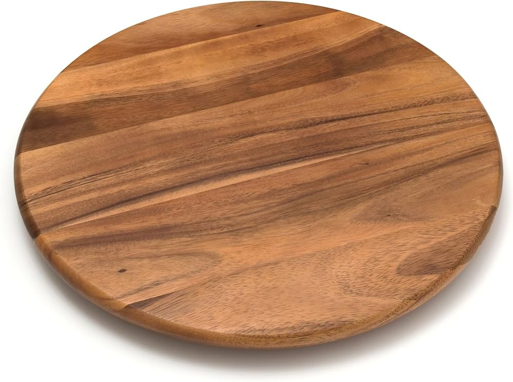 Lipper International Acacia Wood 18-Inch Lazy Susan Kitchen Turntable | Amazon (US)