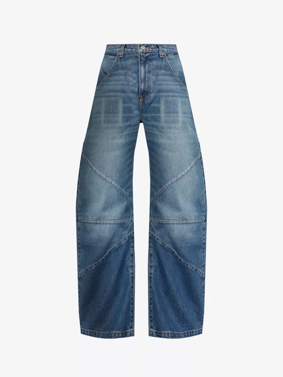 Frederick brand-patch relaxed-fit wide-leg jeans | Selfridges