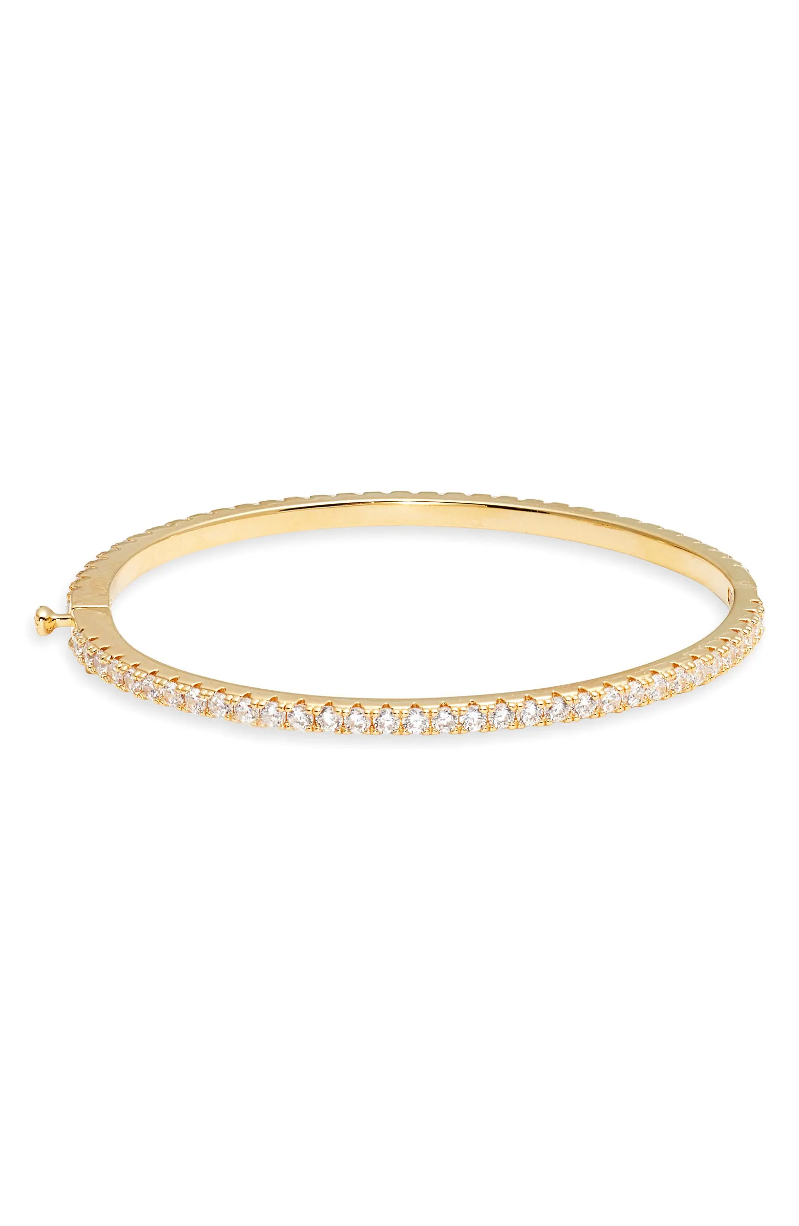 Nordstrom Cubic Zirconia Eternity Bangle Bracelet | Nordstrom | Nordstrom
