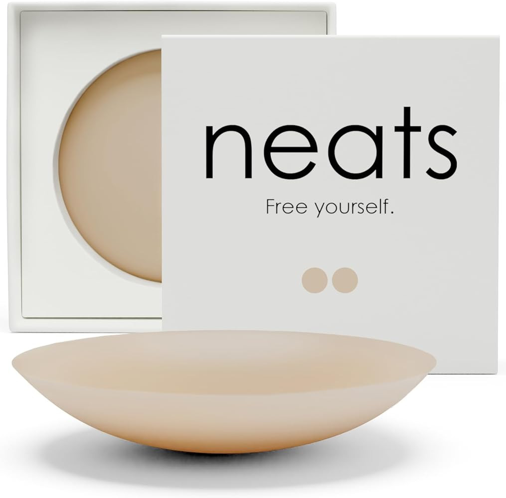 NEATS Nipple Covers for Women, Reusable & Hypoallergenic Silicone Pasties, Adhesive Breast Petals | Amazon (UK)