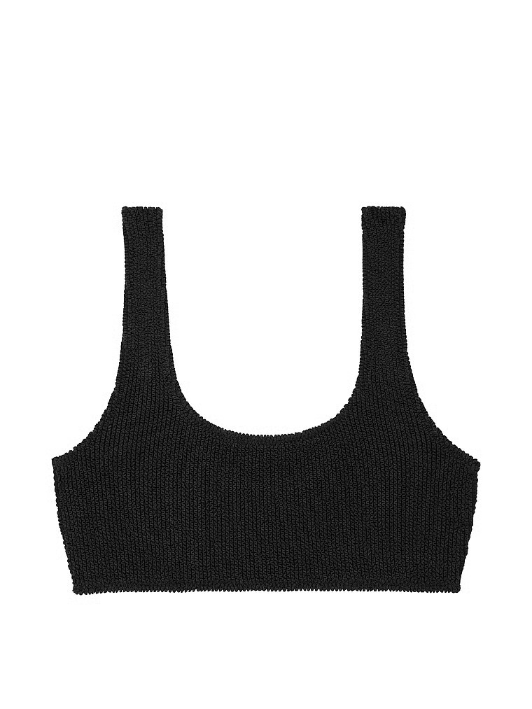 Buy Crinkle Scoop Bralette Bikini Top, Black - Order Bikini Top online - Victoria's Secret | Victoria's Secret (US / CA )