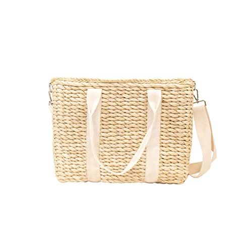 Insulated Corn Husk Bag, 18 Liters, Natural Beige, Removable Cooler, Waterproof, Stylish, Perfect... | Amazon (US)