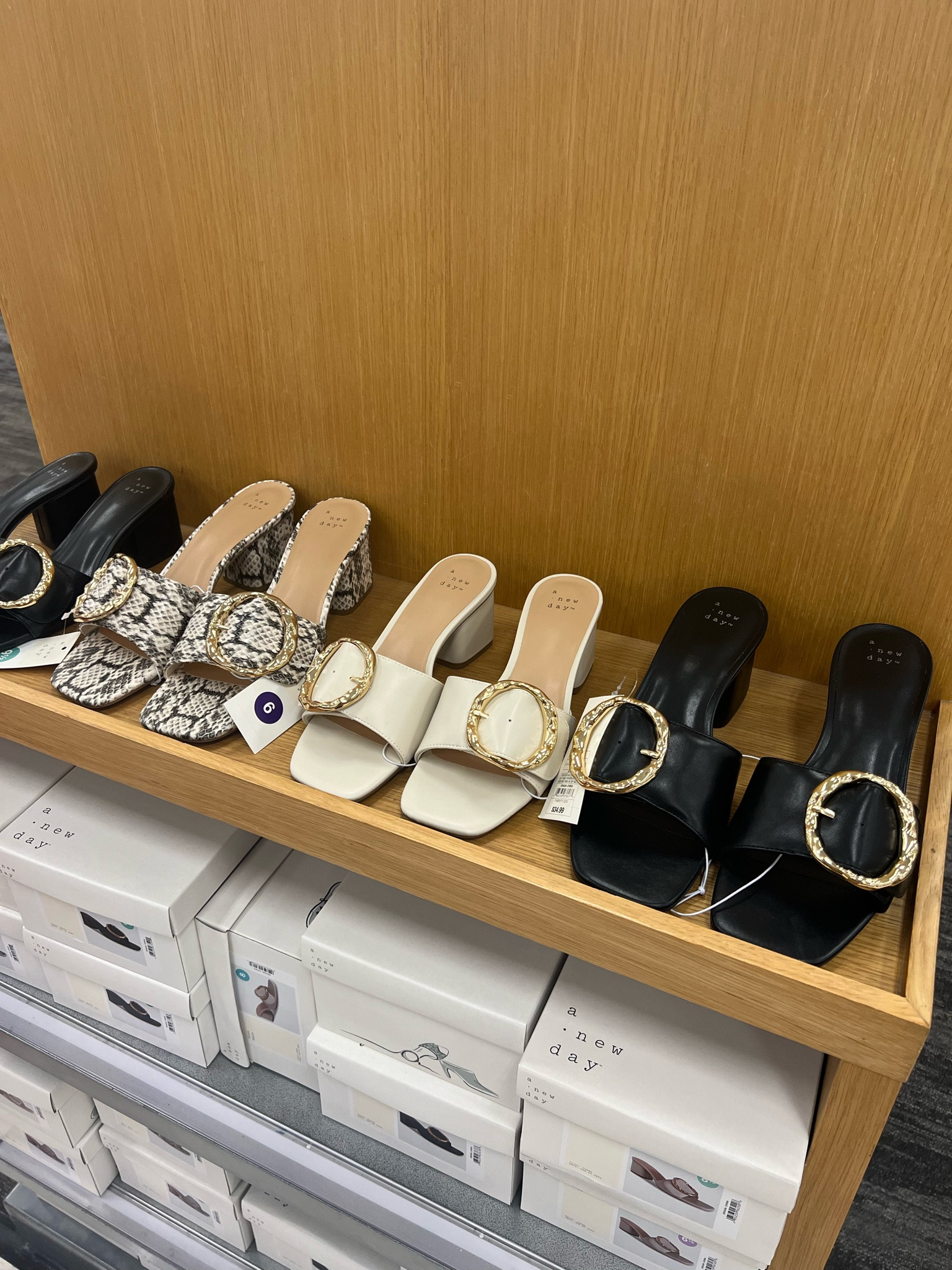 the cutest target mules - these look so designer + expensive!!