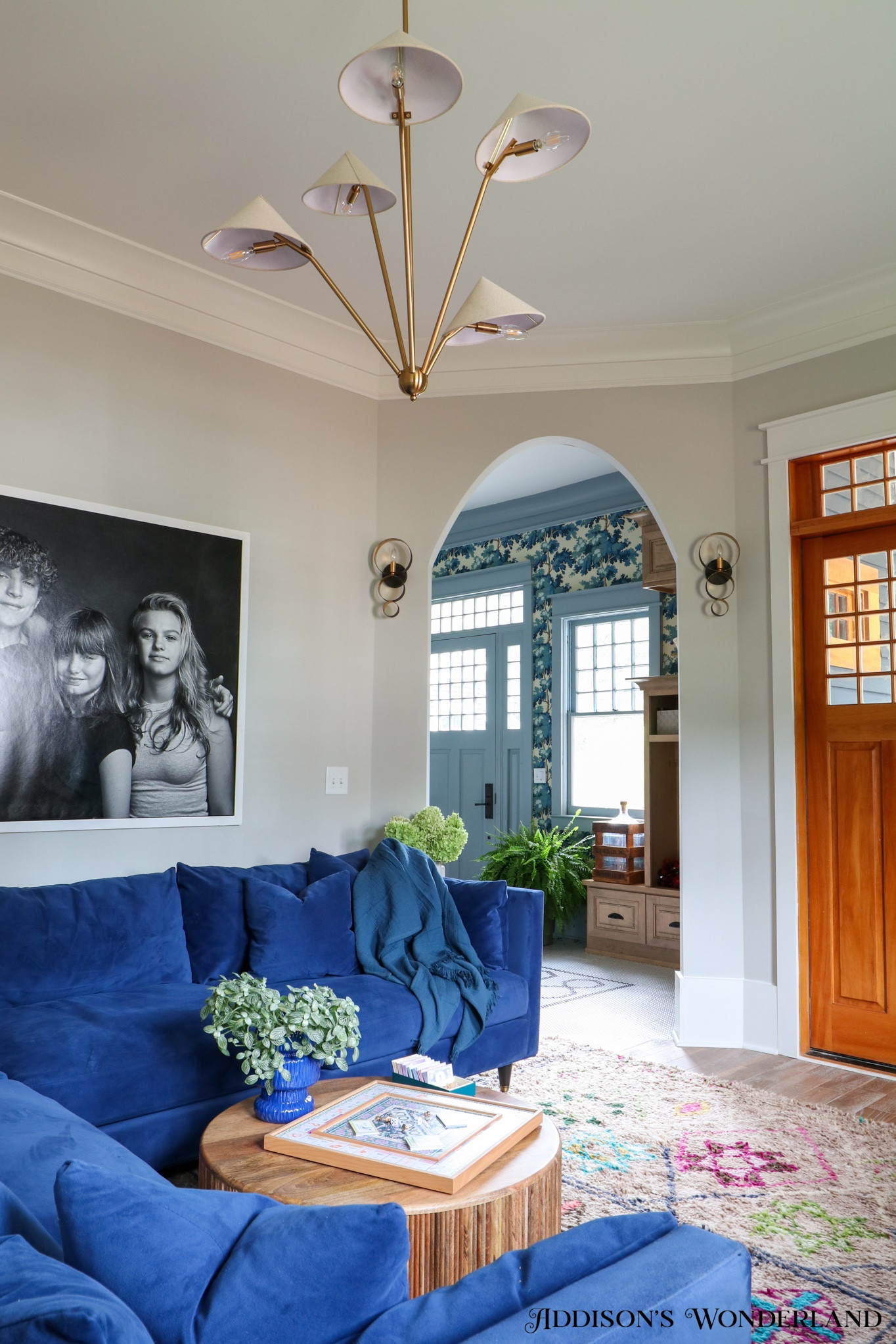 Another peek inside our family room 💙… 

#LTKunder100 #LTKunder50 #LTKhome