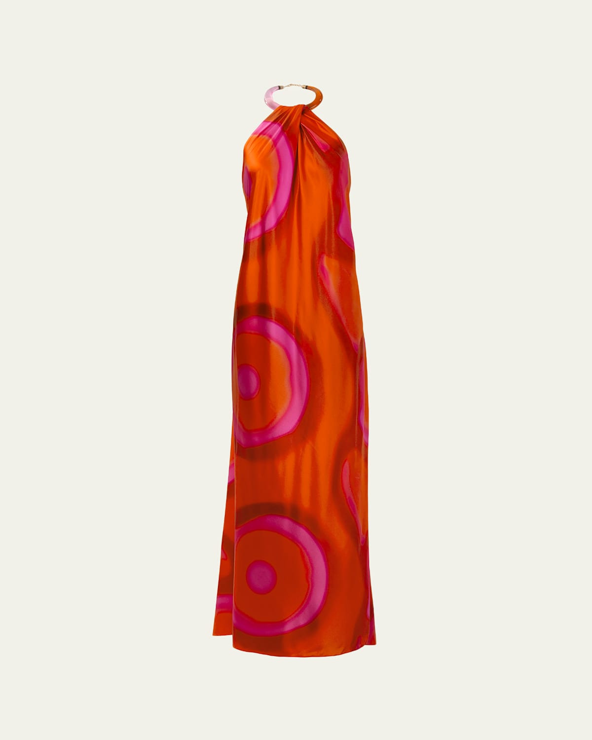 Jesse Abstract-Print Backless Halter Maxi Dress | Bergdorf Goodman