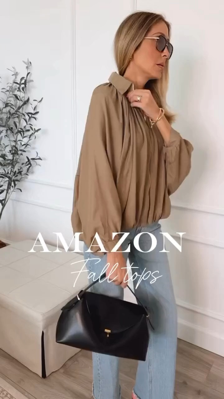 Gorgeous Amazon viral top
Perfect for fall. The fitting is just perfection
Looks put together and so stylish 
Runs tts , wearing a size small 
These denim have one of my favorite fittings for a denim 
Wearing a size 27 long 
Run tts
Fall outfits women
Fall outfits women over 50

#LTKootd #LTKU #LTKOver40
