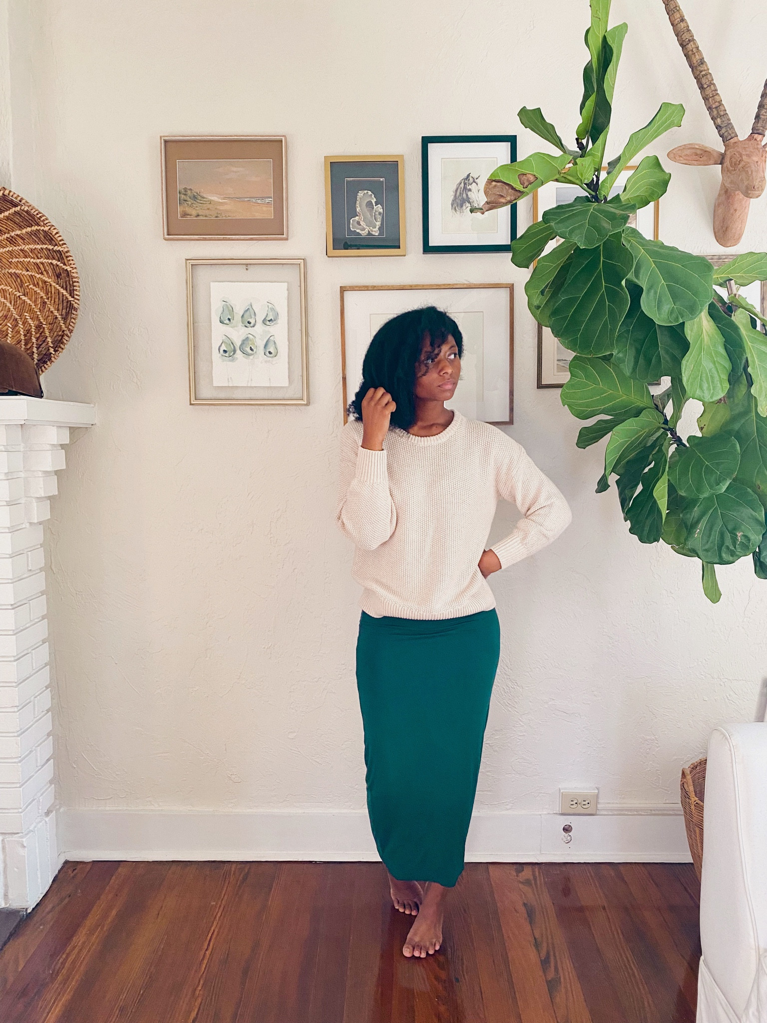 Stunningly beautiful sweater and super soft. On sale under $15 

#LTKunder50 #LTKSeasonal #LTKsalealert