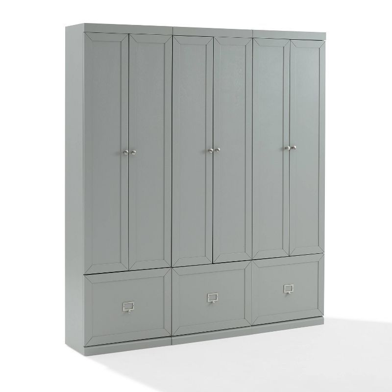 3pc Harper Entryway Set with 3 Pantry Closets Gray - Crosley | Target