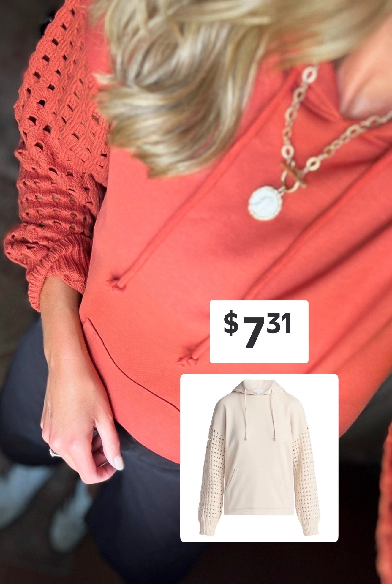 Crochet hoodies down to $7 🤯
Wearing small

@Walmart 
#LTKSeasonal #LTKOver40 #LTKSaleAlert