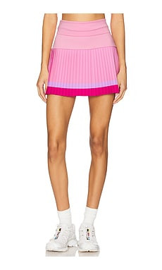 BEACH RIOT Gloria Skirt in Raspberry Colorblock from Revolve.com | Revolve Clothing (Global)