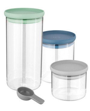 BergHOFF Leo Collection 3-Pc. Glass Food Storage Container Set | Macys (US)