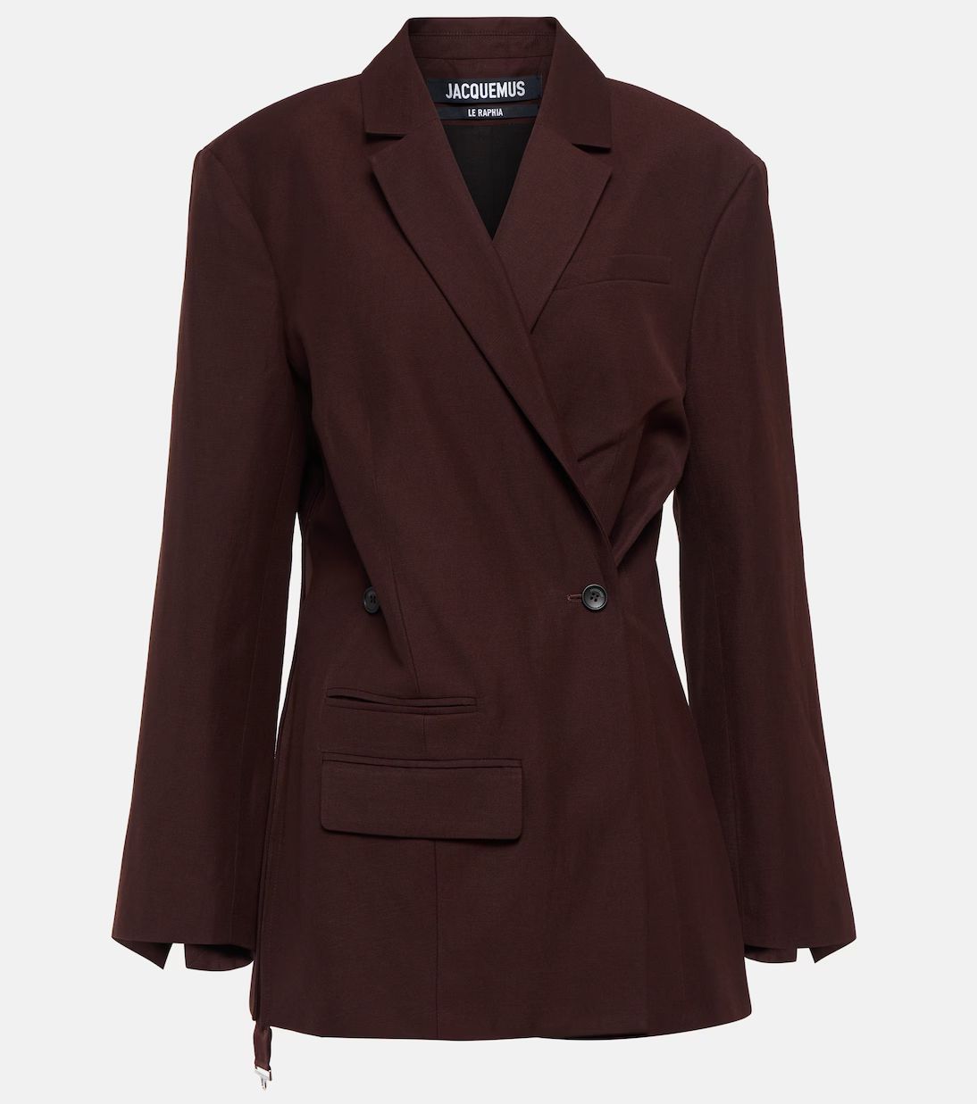 La Veste Tibau linen-blend blazer | Mytheresa (UK)