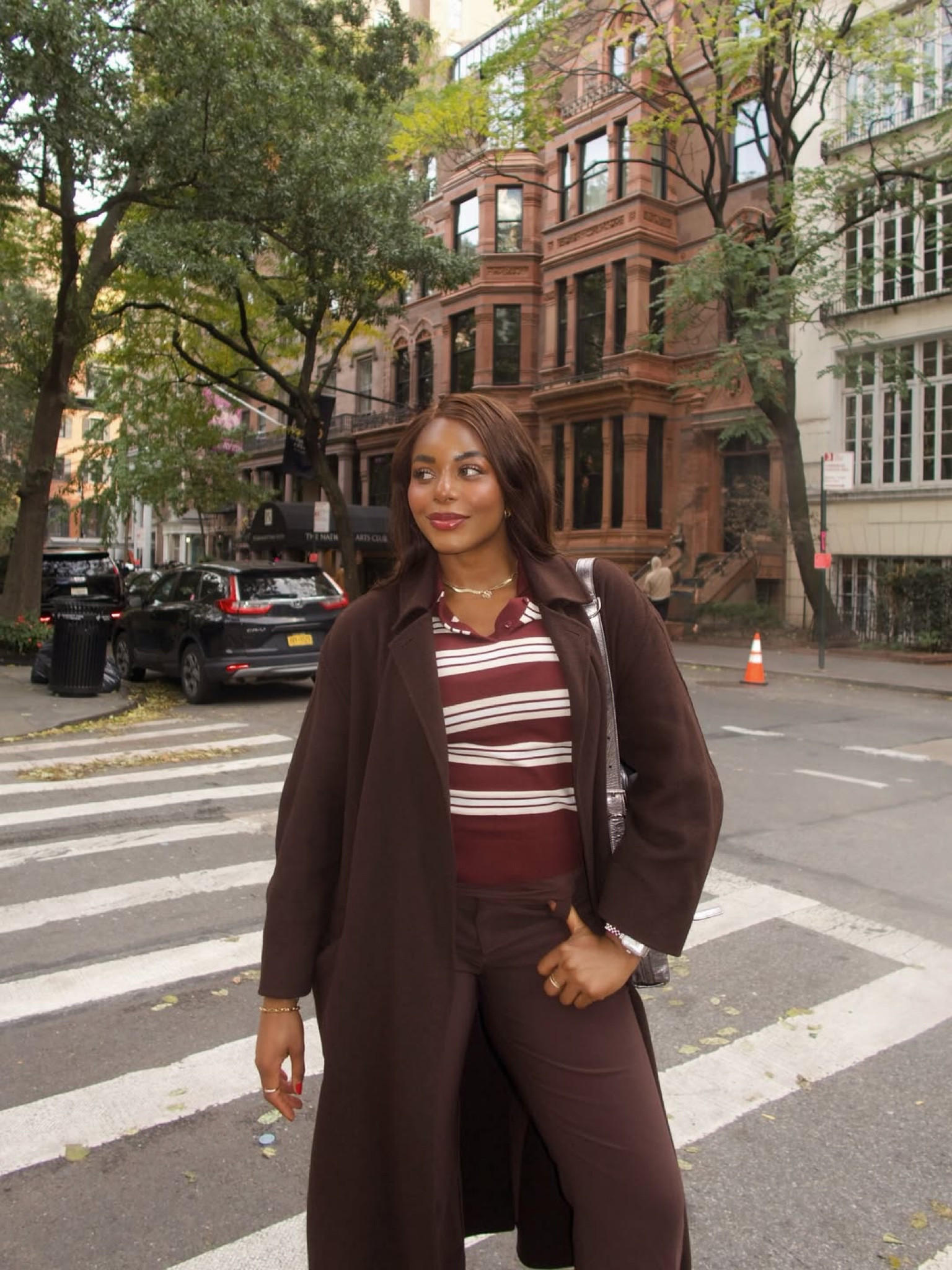 I love a chic and preppy rugby top for the winter! So cozy and chic. I styled my top with chocolate brown coat and pants along with leather loafers. Linking a few stylish rugby tops below to shop for your casual winter outfit! … For more links to christmas tablescape, perfume, area rug finds, puffer vest styles, follow me on LTK! ✨

#LTKSeasonal #LTKWorkwear #LTKootd